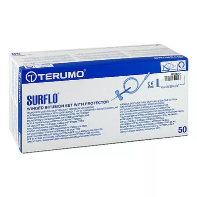 SURSHIELD Surflo safety perf.pribor za jelo 21 G zeleni, 50 kom