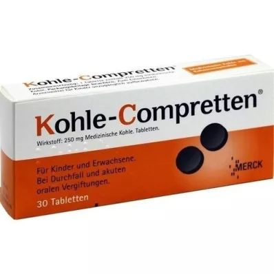 KOHLE Compretten tablete, 30 kom