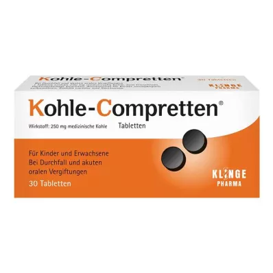 KOHLE Compretten tablete, 30 kom
