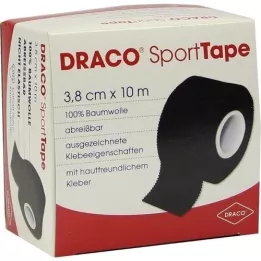 DRACO TAPEVERBAND 3,8 cmx10 m crna, 1 kom