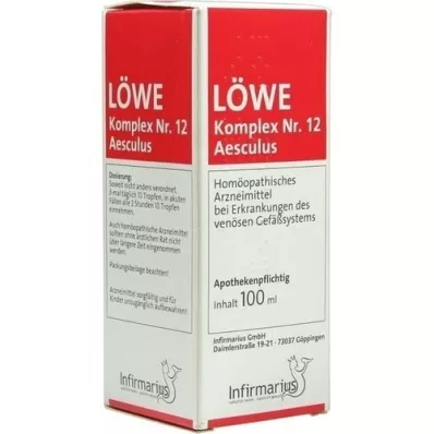 LÖWE KOMPLEX No.12 Aesculus kapi, 100 ml