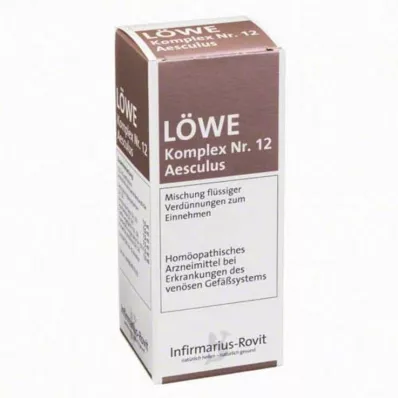 LÖWE KOMPLEX No.12 Aesculus kapi, 100 ml LÖWE KOMPLEX No.12 Aesculus kapi, 100 ml