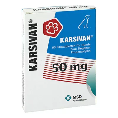 KARSIVAN 50 filmom obloženih tableta za pse, 60 kom KARSIVAN 50 filmom obloženih tableta za pse, 60 kom