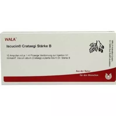 ISCUCIN crataegi jačina B ampule, 10X1 ml ISCUCIN crataegi jačina B ampule, 10X1 ml