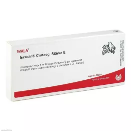 ISCUCIN crataegi jakost E ampule, 10x1 ml