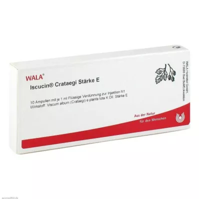 ISCUCIN crataegi jakost E ampule, 10x1 ml