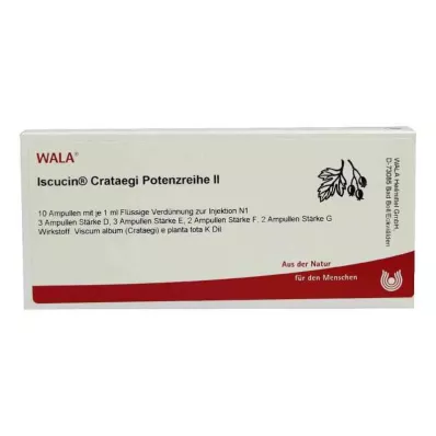 ISCUCIN crataegi potency series II ampule, 10X1 ml ISCUCIN crataegi potency series II ampule, 10X1 ml