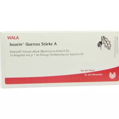 ISCUCIN quercus jačine A ampule, 10x1 ml