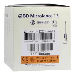 BD MICROLANCE Kanila 25 G 1 0,5x25 mm, 100 komada