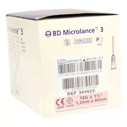 BD MICROLANCE Kanila 18 G 1 1/2 40 mm trans., 100 komada