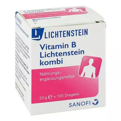 VITAMIN B LICHTENSTEIN Kombinirane dražeje, 100 kom