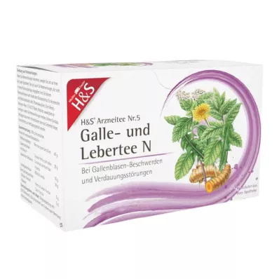 H&S Čaj za žuč i jetru N filter vrećice, 20X2,0 g H&S Čaj za žuč i jetru N filter vrećice, 20X2,0 g