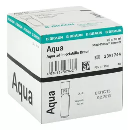 AQUA AD injectabilia Miniplasco connect Otopina za inj., 20X10 ml