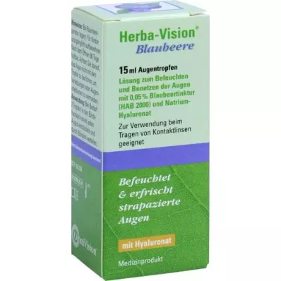 HERBA-VISION Borovnica kapi za oči, 15 ml