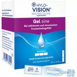 HYLO-VISION Sine gel pipete za jednu dozu, 20X0,35 ml