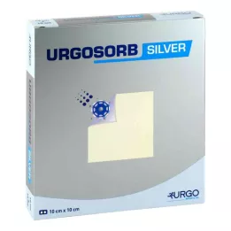 URGOSORB Srebrne komprese 10x10 cm, 10 kom