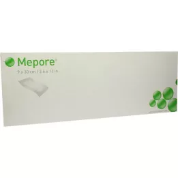 MEPORE Obloga za rane sterilna 9x30 cm, 30 kom