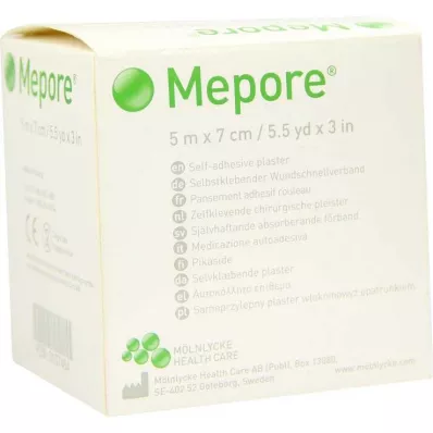 MEPORE Obloga za rane nesterilna 7 cmx5 m, 1 kom MEPORE Obloga za rane nesterilna 7 cmx5 m, 1 kom