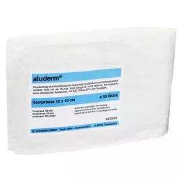 ALUDERM Komprese 10x10 cm, 50 kom