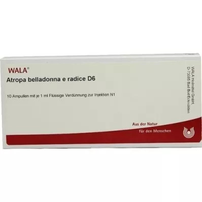 ATROPA belladonna e Radix D 6 ampula, 10X1 ml