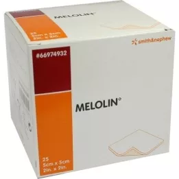 MELOLIN Oblozi za rane 5x5 cm sterilni, 25 kom