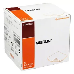 MELOLIN Oblozi za rane 5x5 cm sterilni, 25 kom
