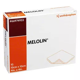MELOLIN Oblozi za rane 10x10 cm sterilni, 10 kom