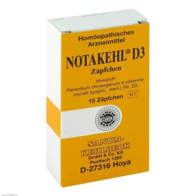 NOTAKEHL D 3 čepića, 10 kom