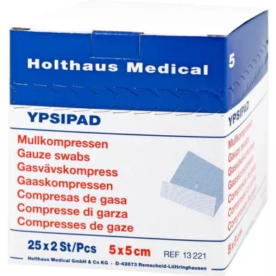 MULLKOMPRESSEN Ypsipad 5x5 cm sterilni 8-struki, 25X2 kom