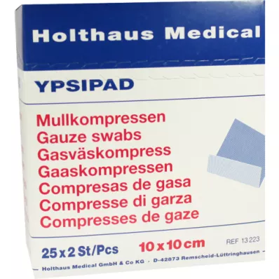 MULLKOMPRESSEN Ypsipad 10x10 cm sterilni 8-struki, 25X2 kom