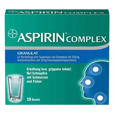ASPIRIN COMPLEX Btl.m.Gran.z.Herst.e.Susp.z.Einn., 10 kom ASPIRIN COMPLEX Btl.m.Gran.z.Herst.e.Susp.z.Einn., 10 kom