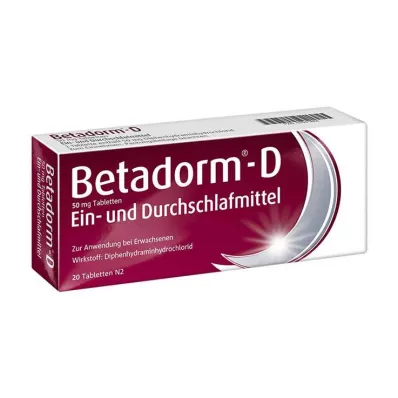 BETADORM D tablete, 20 kom