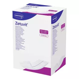 ZETUVIT Sukcijske komprese sterilne 20x40 cm, 5 kom