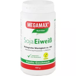 MEGAMAX Sojin protein vanilija u prahu, 400 g