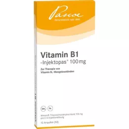 VITAMIN B1 INJEKTOPAS 100 mg otopina za injekciju, 10X2 ml