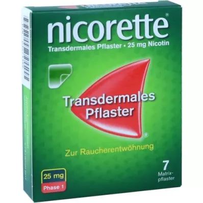 NICORETTE TX Flaster 25 mg, 7 kom