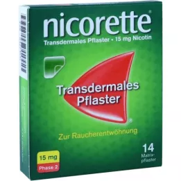 NICORETTE TX Flaster 15 mg, 14 kom