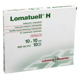 LOMATUELL H mast til 10x10 cm sterilni, 10 kom