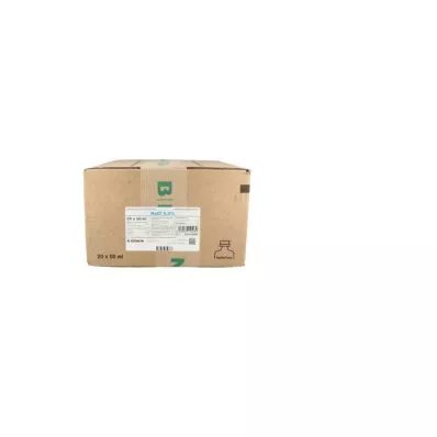 ISOTONE Fiziološka otopina 0,9% Braun Ecof.P.napunjena do pola, 20X100 ml