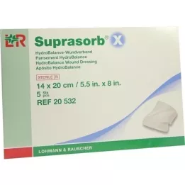 SUPRASORB X HydroBalance obloga za rane 14x20 cm, 5 kom