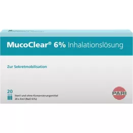 MUCOCLEAR 6% otopina NaCl za inhalaciju, 20X4 ml