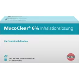 MUCOCLEAR 6% otopina NaCl za inhalaciju, 60X4 ml