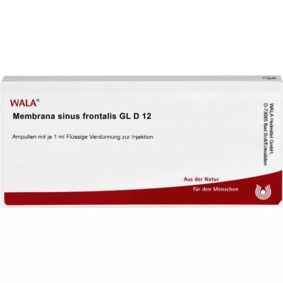 MEMBRANA sinus frontalis GL D 12 ampula, 10X1 ml MEMBRANA sinus frontalis GL D 12 ampula, 10X1 ml