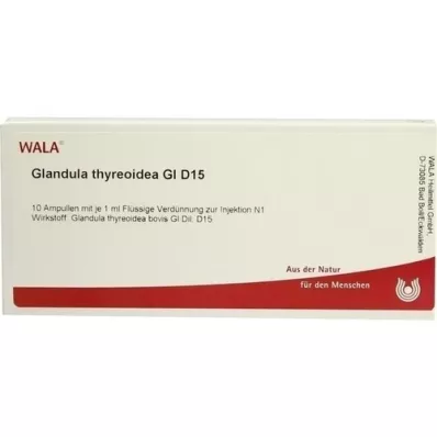 GLANDULA THYREOIDEA GL D 15 ampula, 10X1 ml