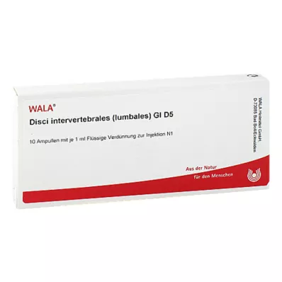 DISCI intervertebralni lumbalni GL D 5 ampula, 10X1 ml DISCI intervertebralni lumbalni GL D 5 ampula, 10X1 ml