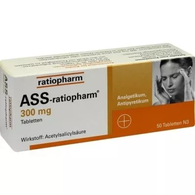ASS-ratiopharm 300 mg tablete, 50 kom