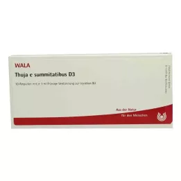 THUJA E SUMMITATIBUS D 3 ampule, 10X1 ml