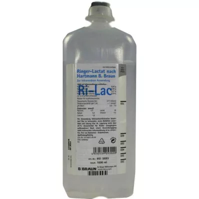 Ringer Lactat n.Hartm.B.Braun Eco boca Plus otopina za infuziju, 1000 ml