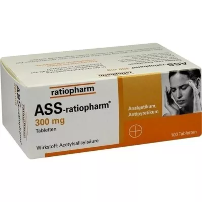 ASS-ratiopharm 300 mg tablete, 100 kom