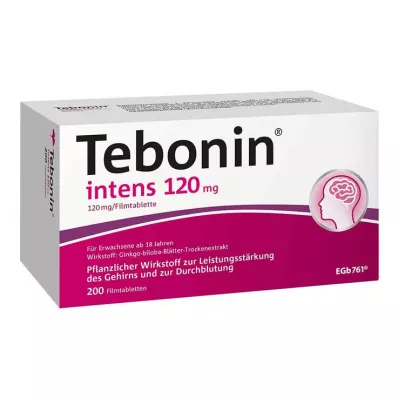 TEBONIN intens 120 mg filmom obložene tablete, 200 kom TEBONIN intens 120 mg filmom obložene tablete, 200 kom